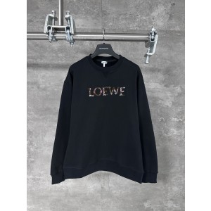 LOEWE 로에베 그라데이션 자수 라운드넥 긴팔 맨투맨 티셔츠 의류