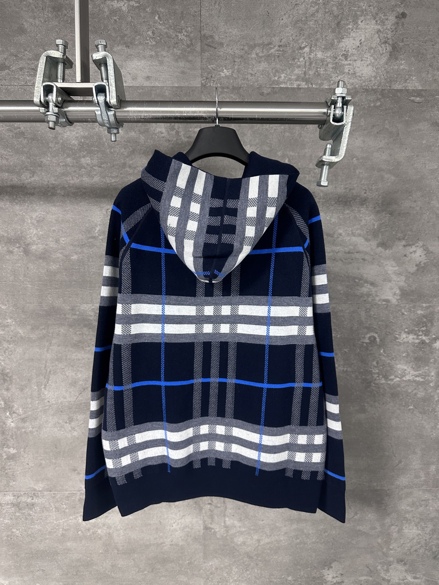 BURBERRY 버버리 리버서블 체크 캐시미어 후드 집업 자켓 재킷 의류