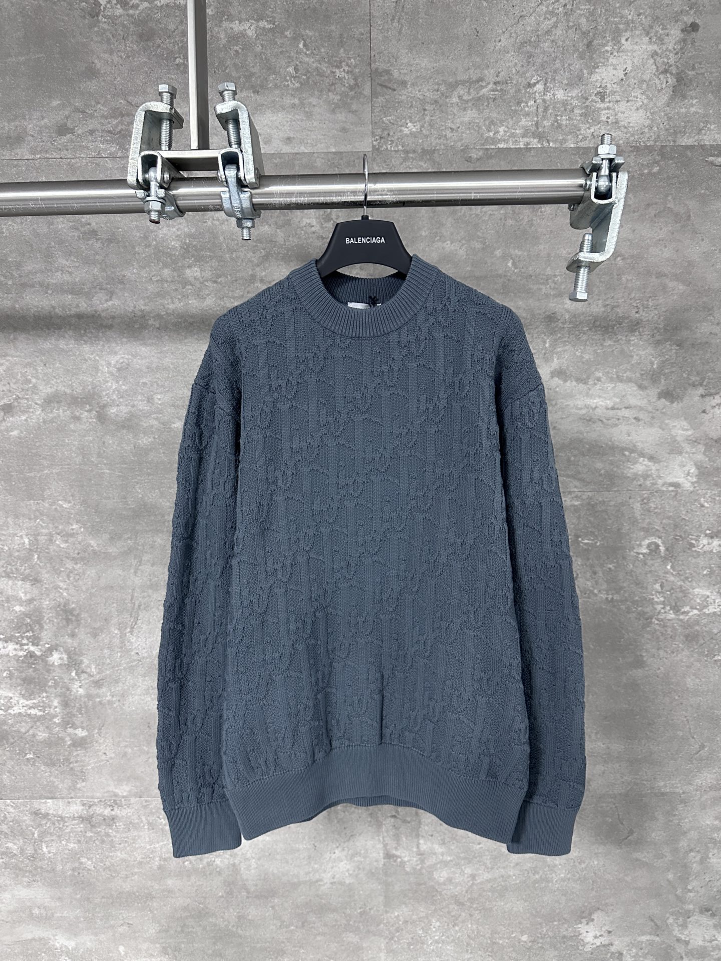 Dior 디올 CD 모노그램 다크 자카드 니트 스웨터 의류