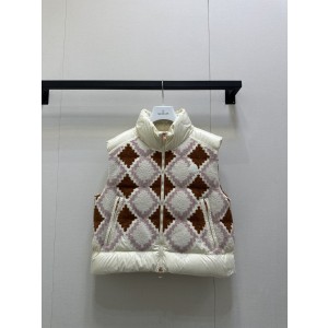 Moncler Megara 몽클레어 몽클레르 자수 숏 패딩 베스트 조끼 의류