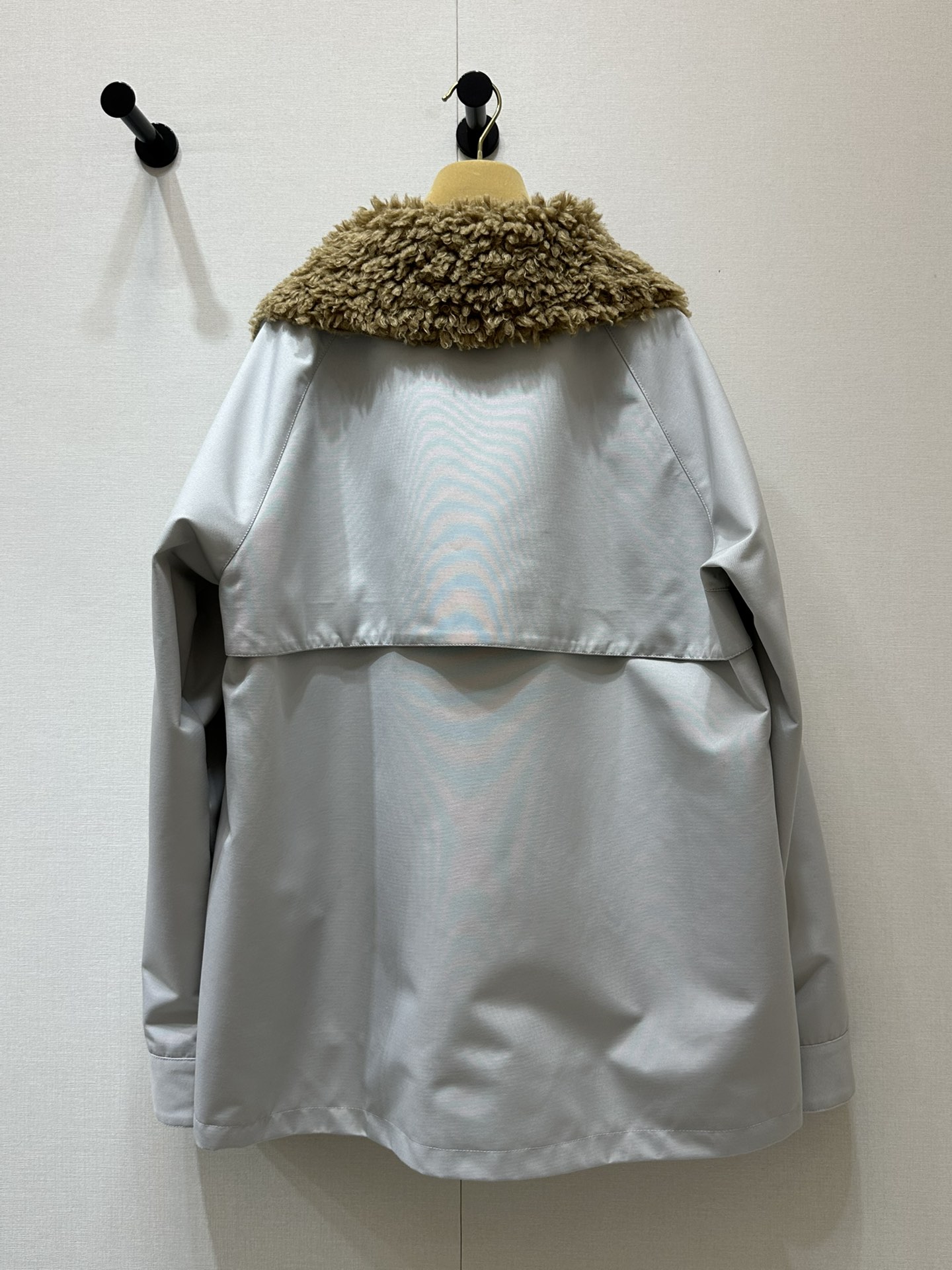 miumiu 미우미우 하이넥 플리스 콤비 윈드브레이커 자켓 재킷 의류