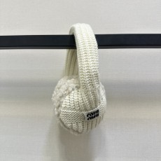 MiuMiu 미우미우 스키 컬렉션 천연 양가죽 귀마개