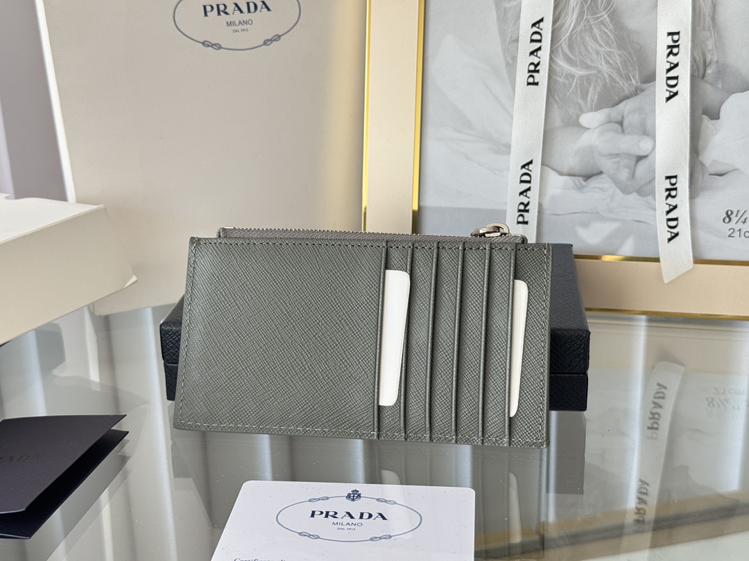 Prada 프라다 1MC079 사피아노 가죽 카드지갑 & 동전지갑 지갑