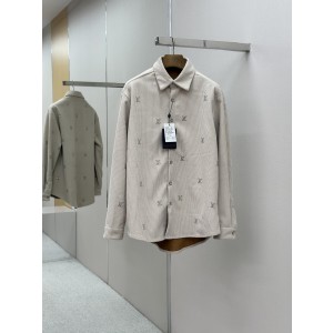 LV 루이비통 스트라이프 크리스탈 셔츠 의류