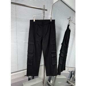 THOM BROWNE TB 톰브라운 워시드 코튼 카고 팬츠 바지 의류