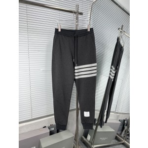 THOM BROWNE TB 톰브라운 4선 컬러 배색 면 팬츠 바지 의류