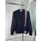 THOM BROWNE TB 톰브라운 삼색 세로 줄무늬 V넥 가디건 자켓 의류