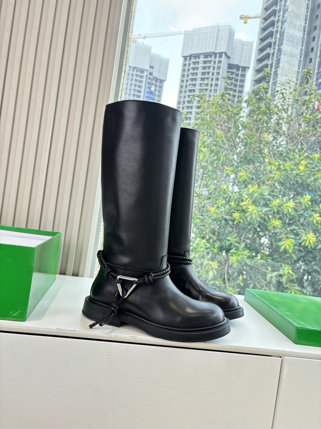 Bottega Veneta BV 보테가 베네타 매듭 포인트 첼시 부츠 신발