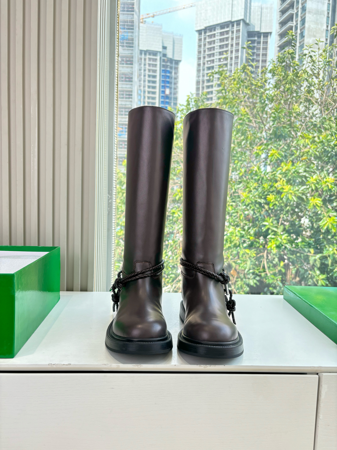 Bottega Veneta BV 보테가 베네타 매듭 포인트 첼시 부츠 신발