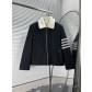 Thom Browne 톰브라운 양가죽 카라 보아 자켓 재킷 의류