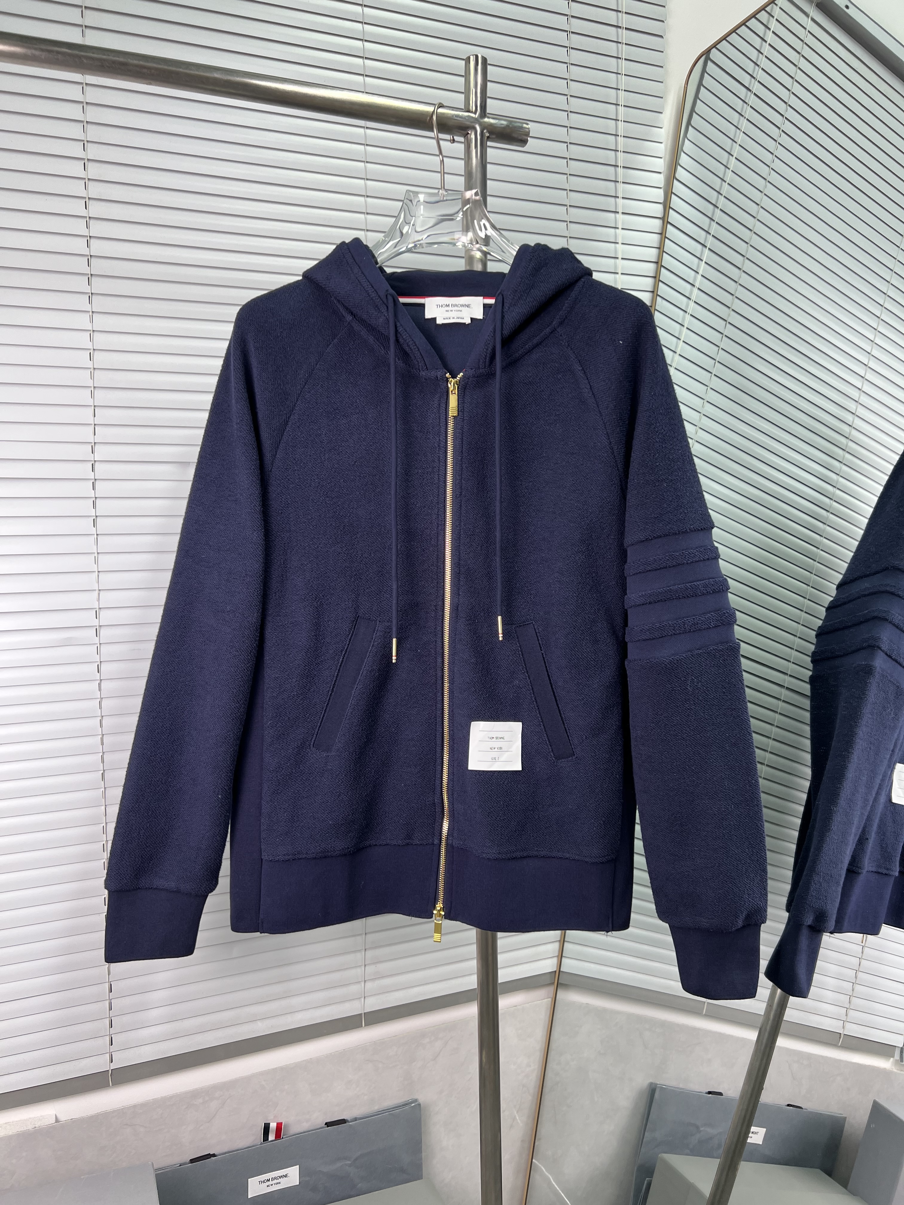 Thom Browne 톰브라운 루프백 후드 집업 자켓 재킷 의류