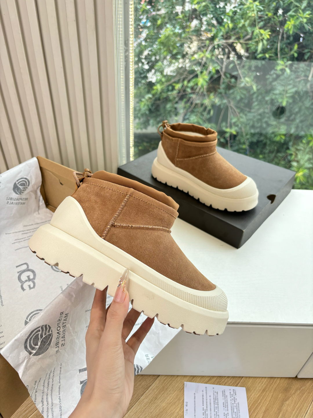 UGG 어그 커플용 겨울 신상 스노우 부츠 신발