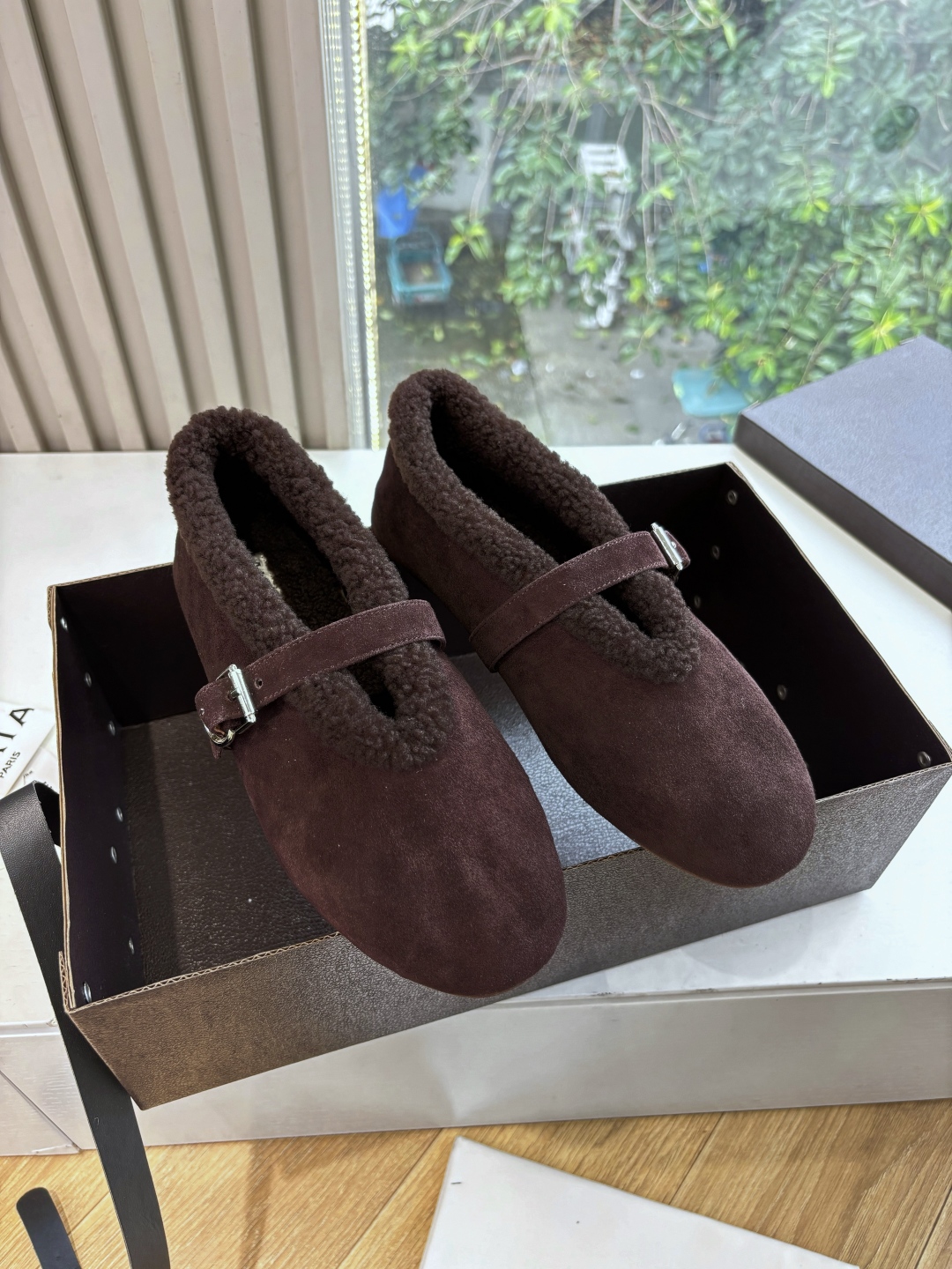 Alaia 알라이아 양털 방한화 로퍼 신발