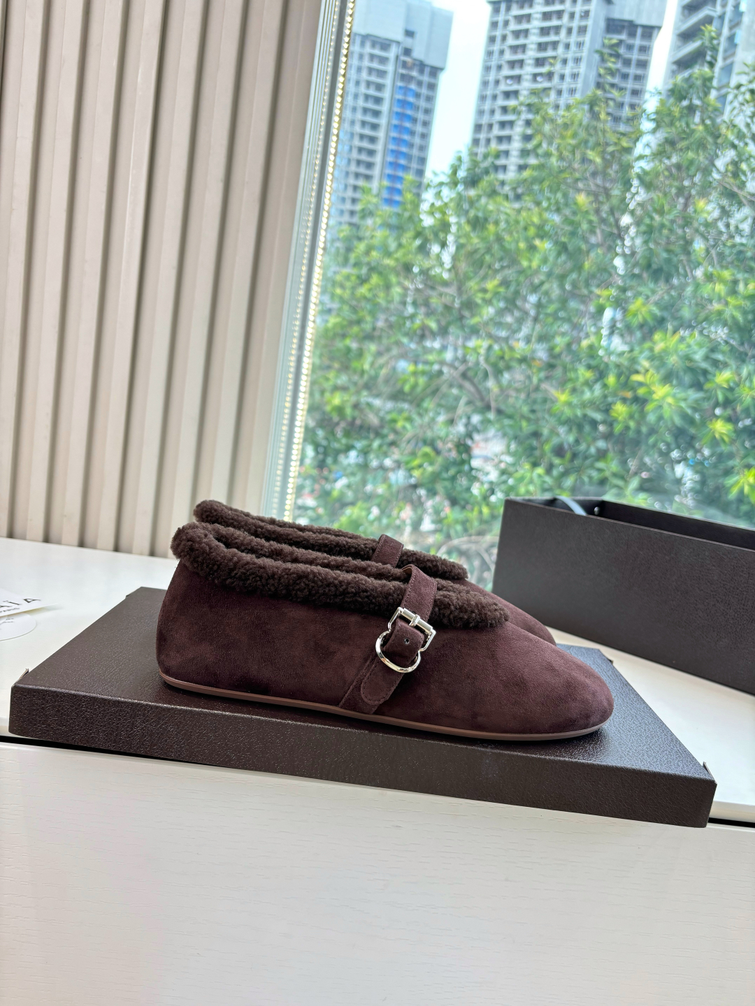 Alaia 알라이아 양털 방한화 로퍼 신발