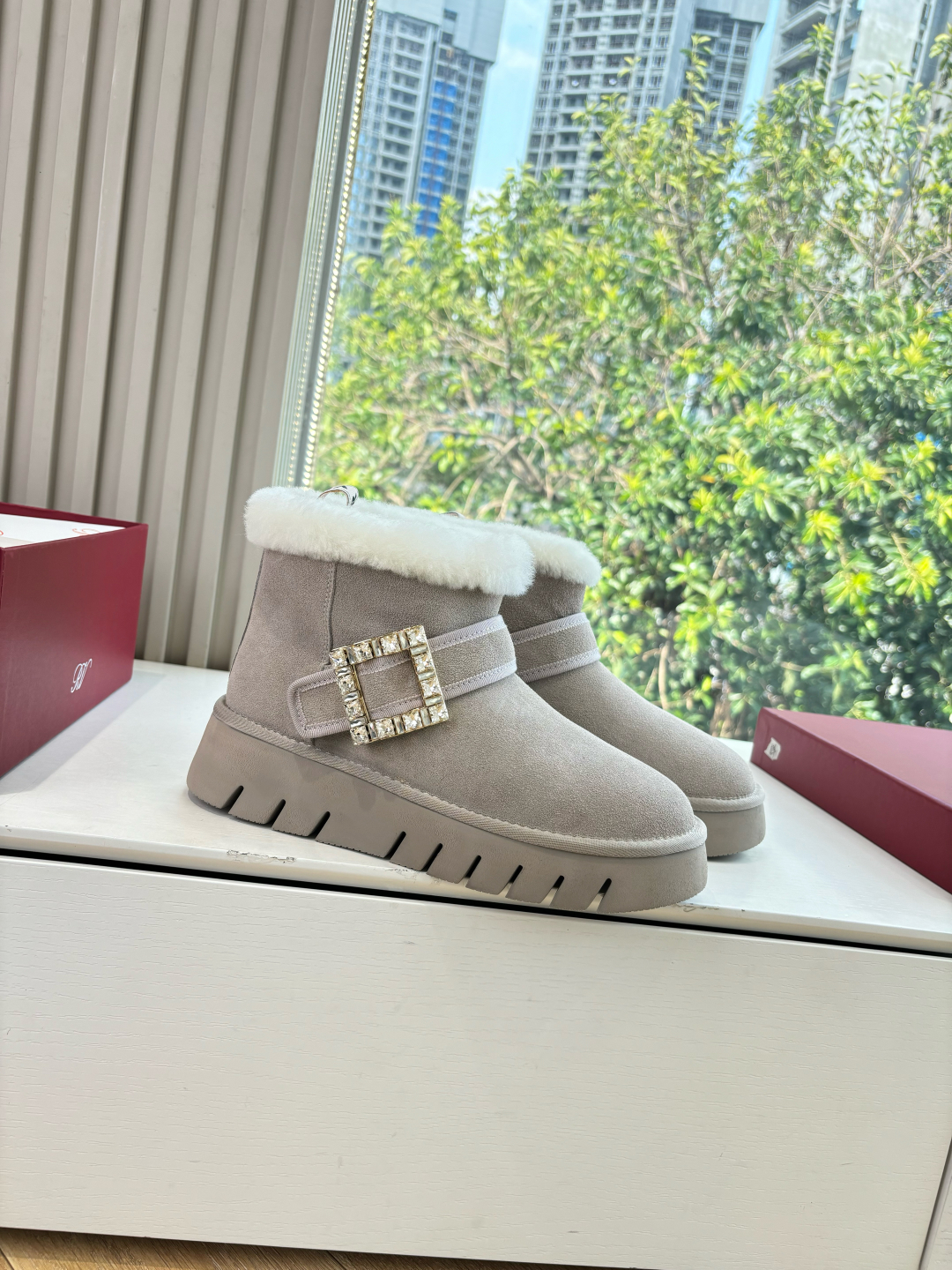 Roger Vivier RV 로저 비비에 스노우 부츠 신발