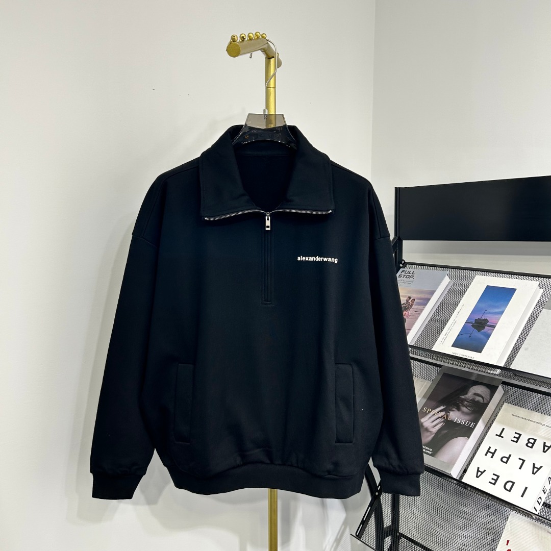 Alexander Wang AW 알렉산더왕 반 하프집업 카라 티셔츠 의류