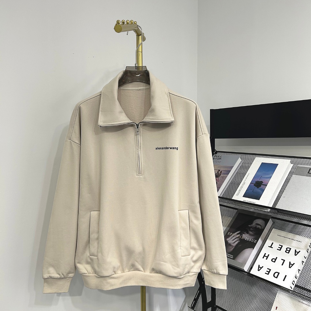 Alexander Wang AW 알렉산더왕 반 하프집업 카라 티셔츠 의류