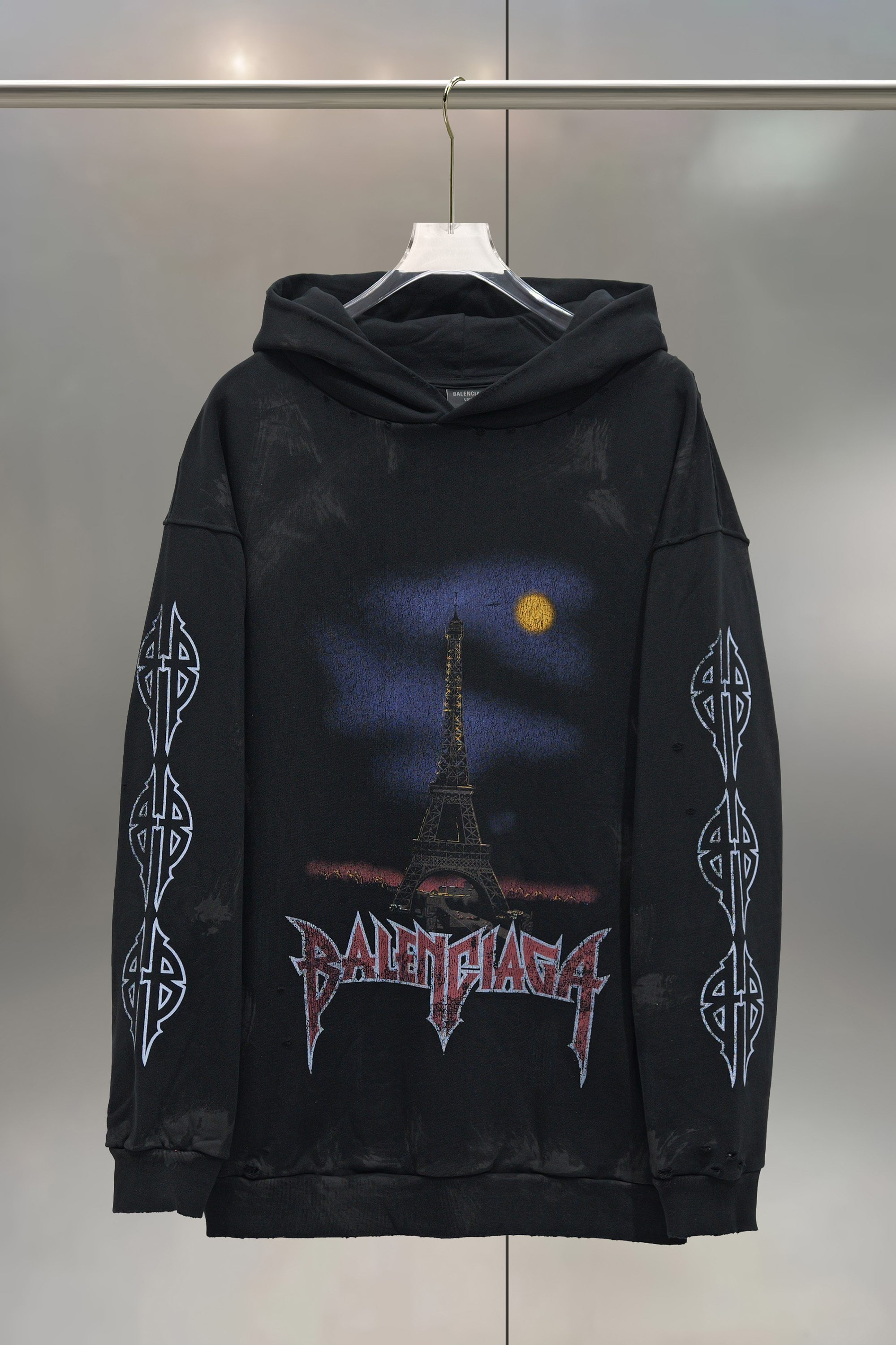 Balenciaga 발렌시아가 에펠탑 워시드 후드티 의류