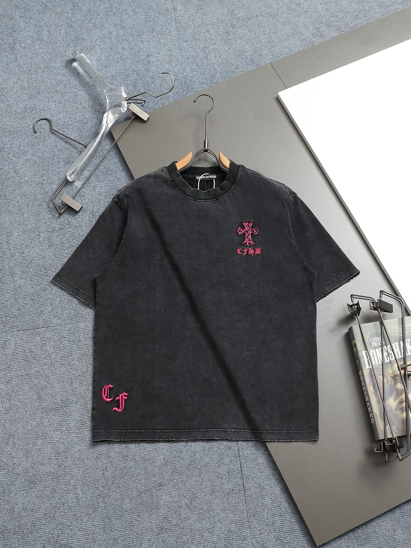 Chrome Hearts CH 크롬하츠 자수 반팔 티셔츠 의류