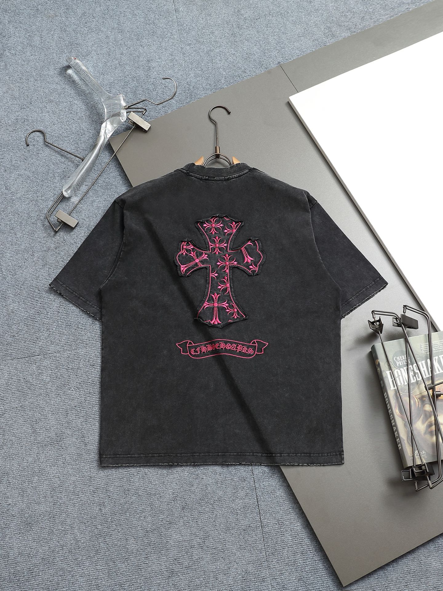 Chrome Hearts CH 크롬하츠 자수 반팔 티셔츠 의류