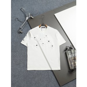 Louis Vuitton LV 루이비통 클래식 로고 패치 자수 반팔 티셔츠 의류