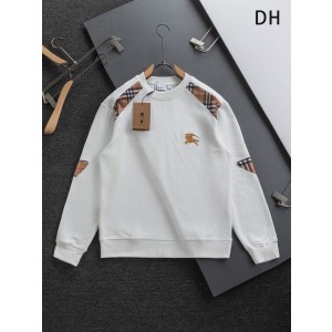 BURBERRY 버버리 체크 패치 로고 스웨트셔츠 맨투맨 티셔츠 의류