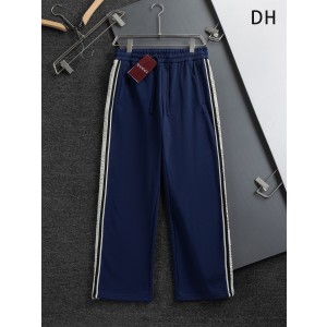 GUCCI 구찌 더블 G 스트라이프 팬츠 바지 의류