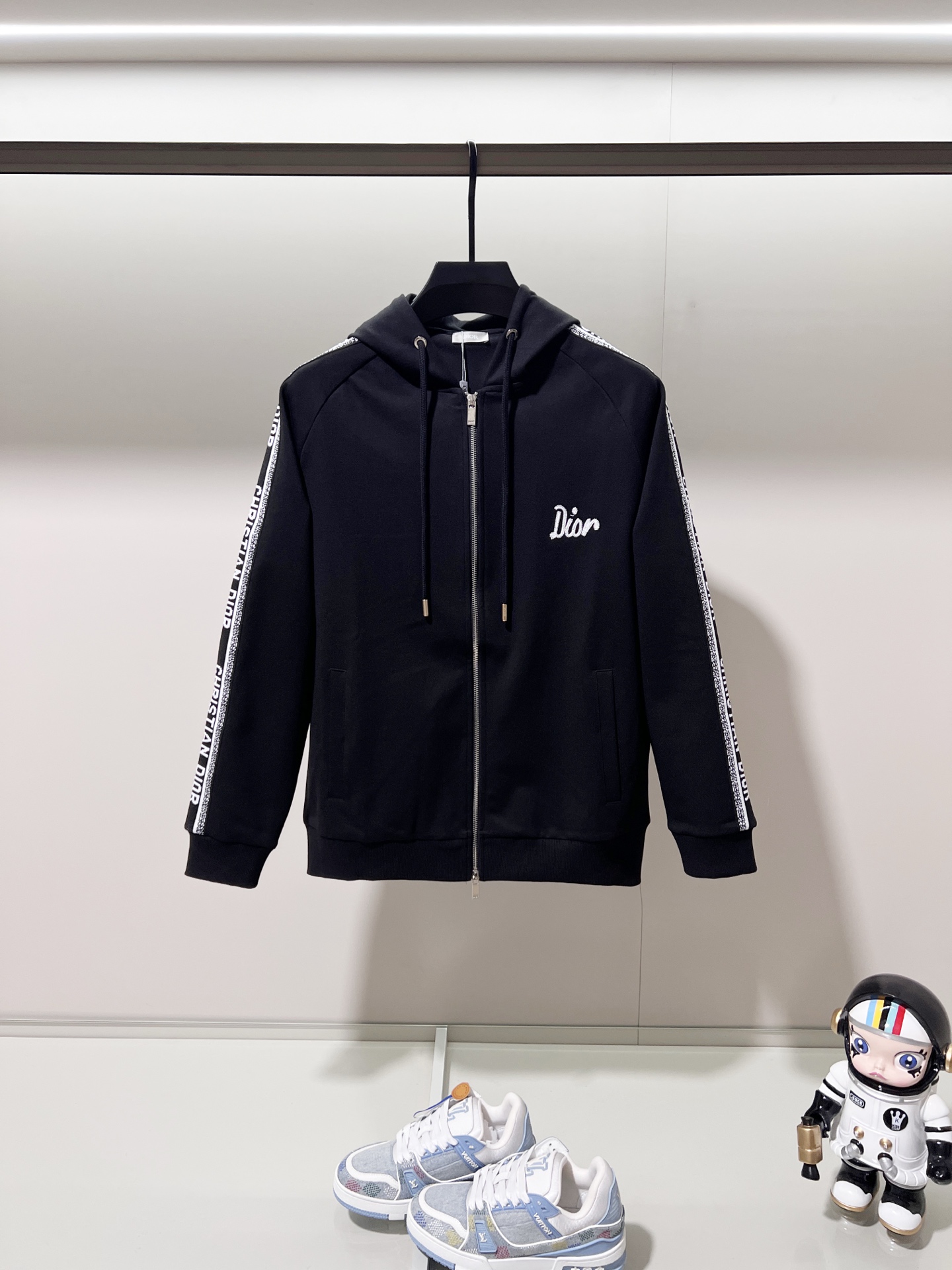 DIOR CD 디올 맞춤 원단 후드 집업 자켓 재킷 의류