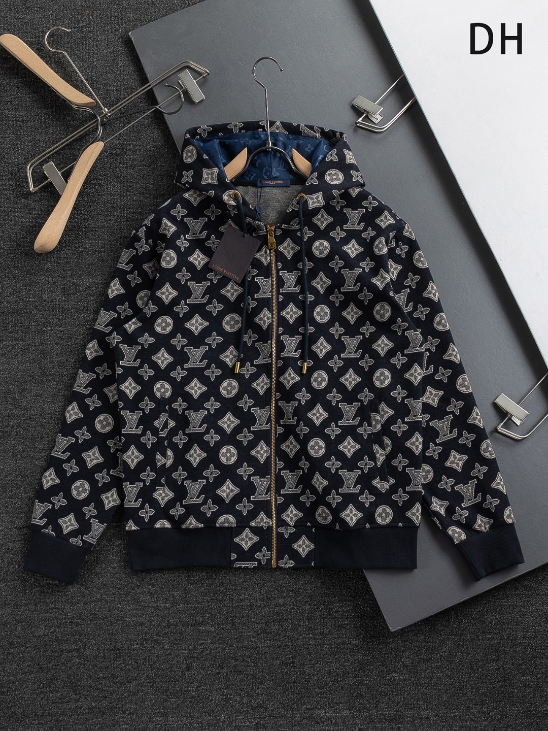 Louis Vuitton LV 루이비통 모노그램 후드 집업 자켓 재킷 의류