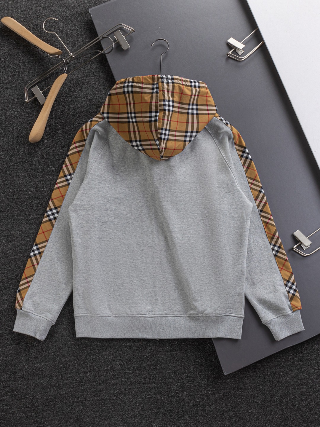 Burberry 버버리 빈티지 체크 후드 집업 자켓 재킷 의류