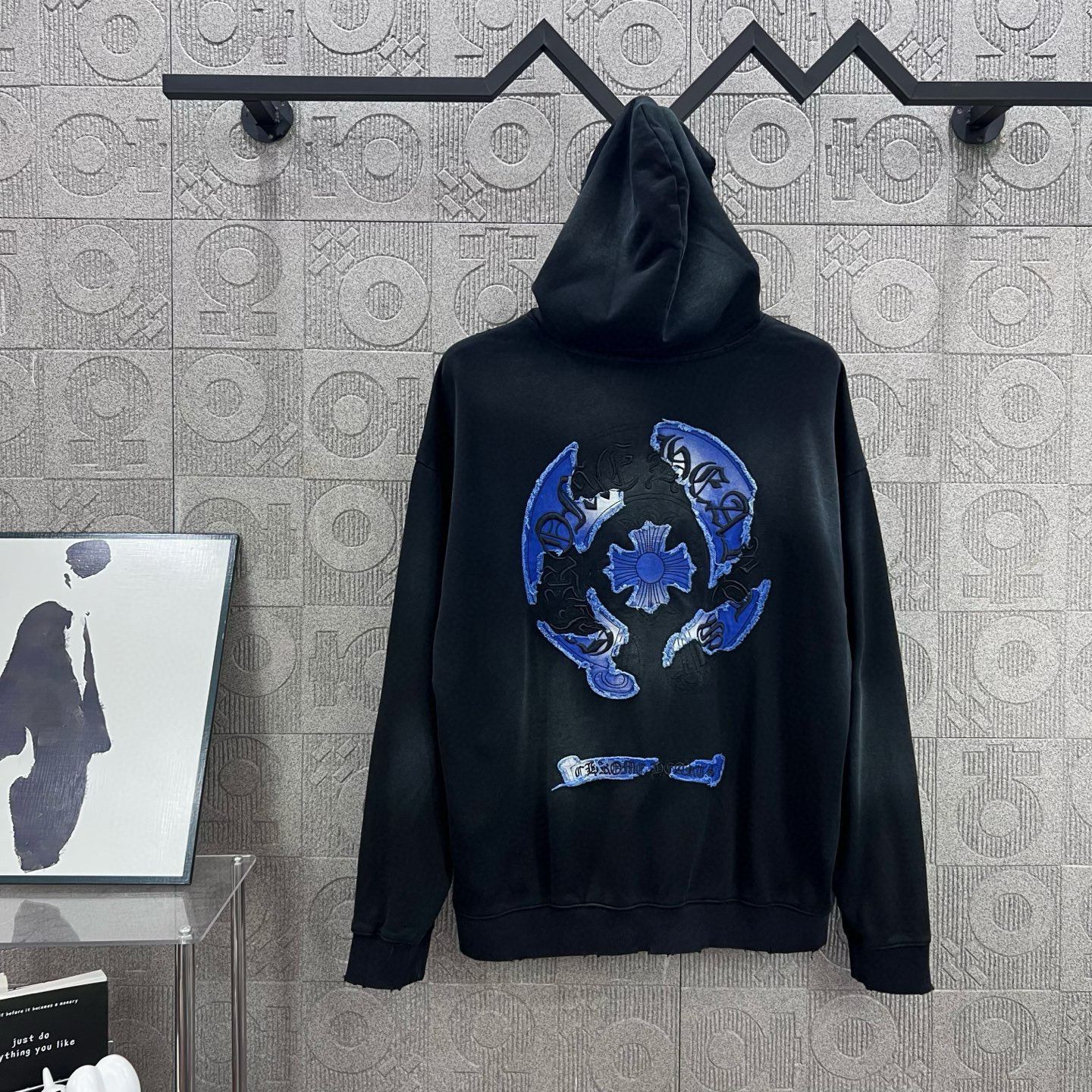 Chrome Hearts CH 크롬하츠 십자가 자수 빈티지 후드티 의류