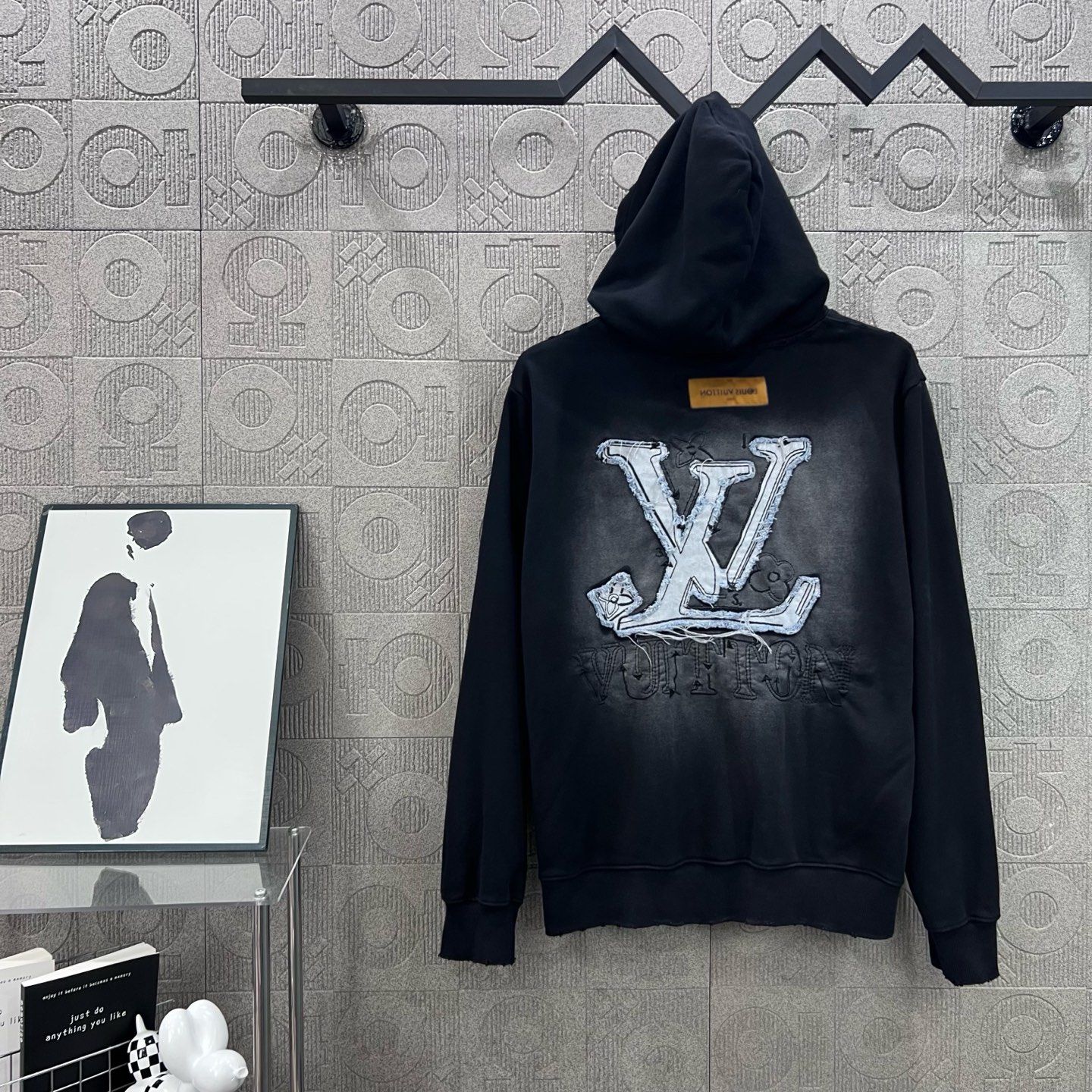 Louis Vuitton LV 루이비통 빈티지 데님 자수 후드티 의류