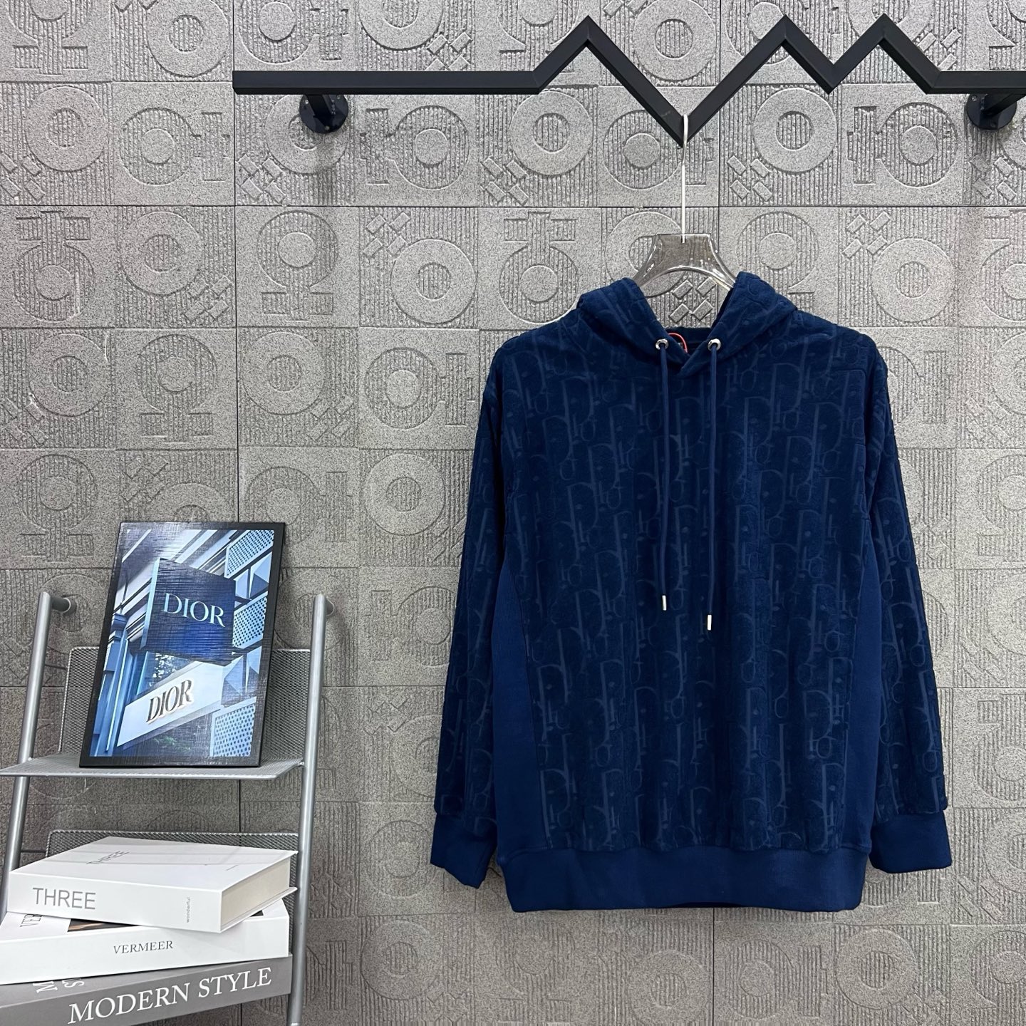 Dior CD 디올 클래식 자가드 로고 후드티 의류