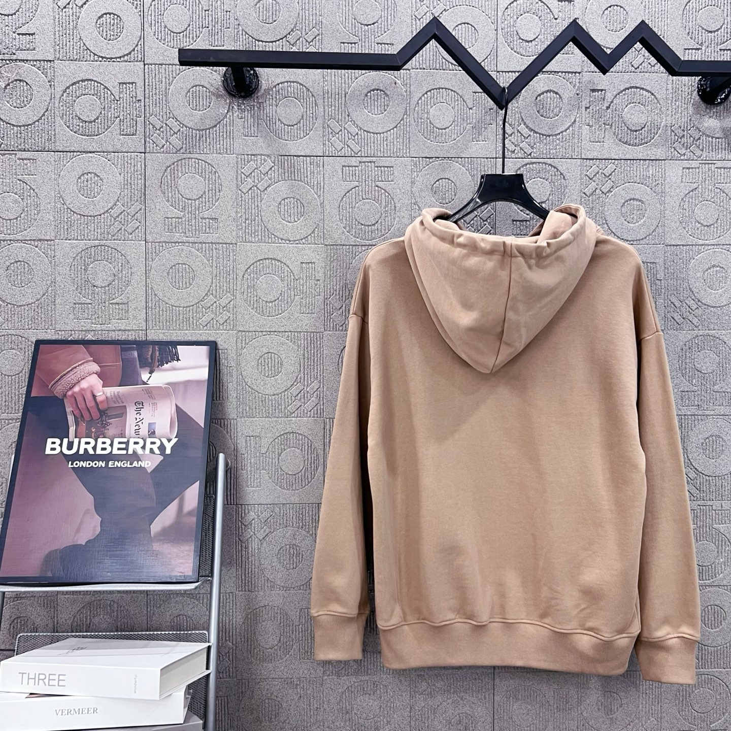 Burberry 버버리 미니 패치 레이블 후드티 맨투맨 티셔츠 의류