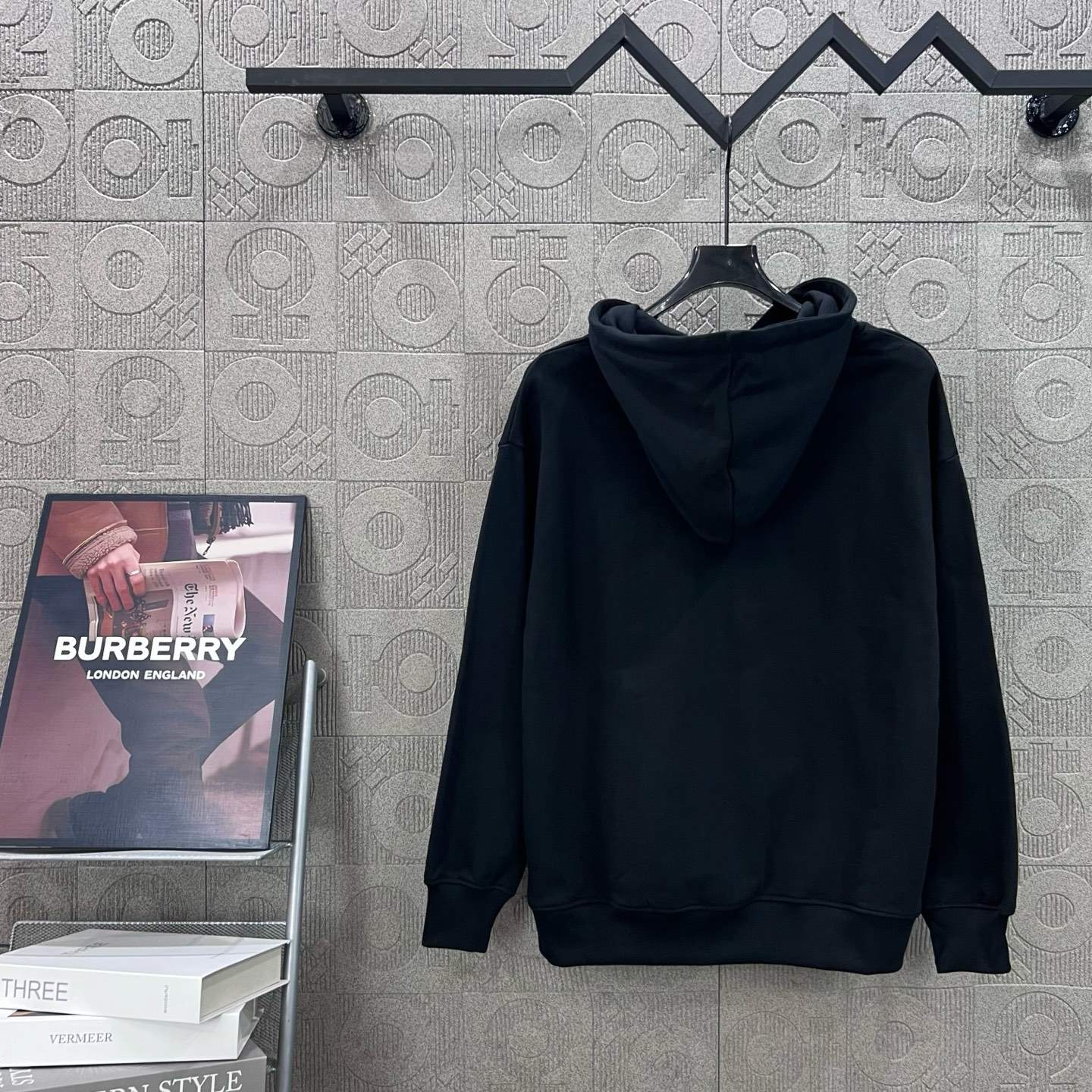 Burberry 버버리 미니 패치 레이블 후드티 맨투맨 티셔츠 의류