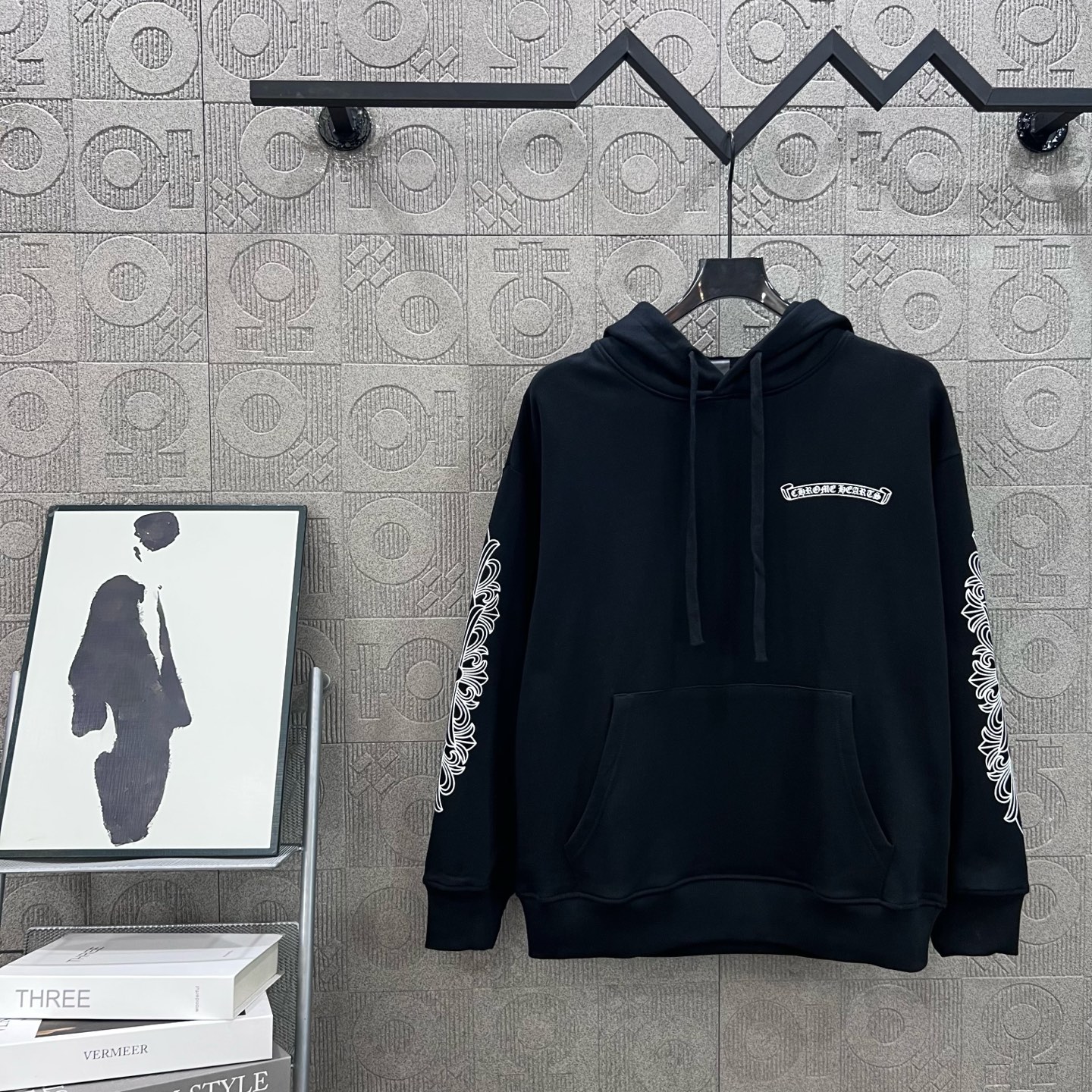 Chrome Hearts CH 크롬하츠 십자가·범문 로고 후드티 의류