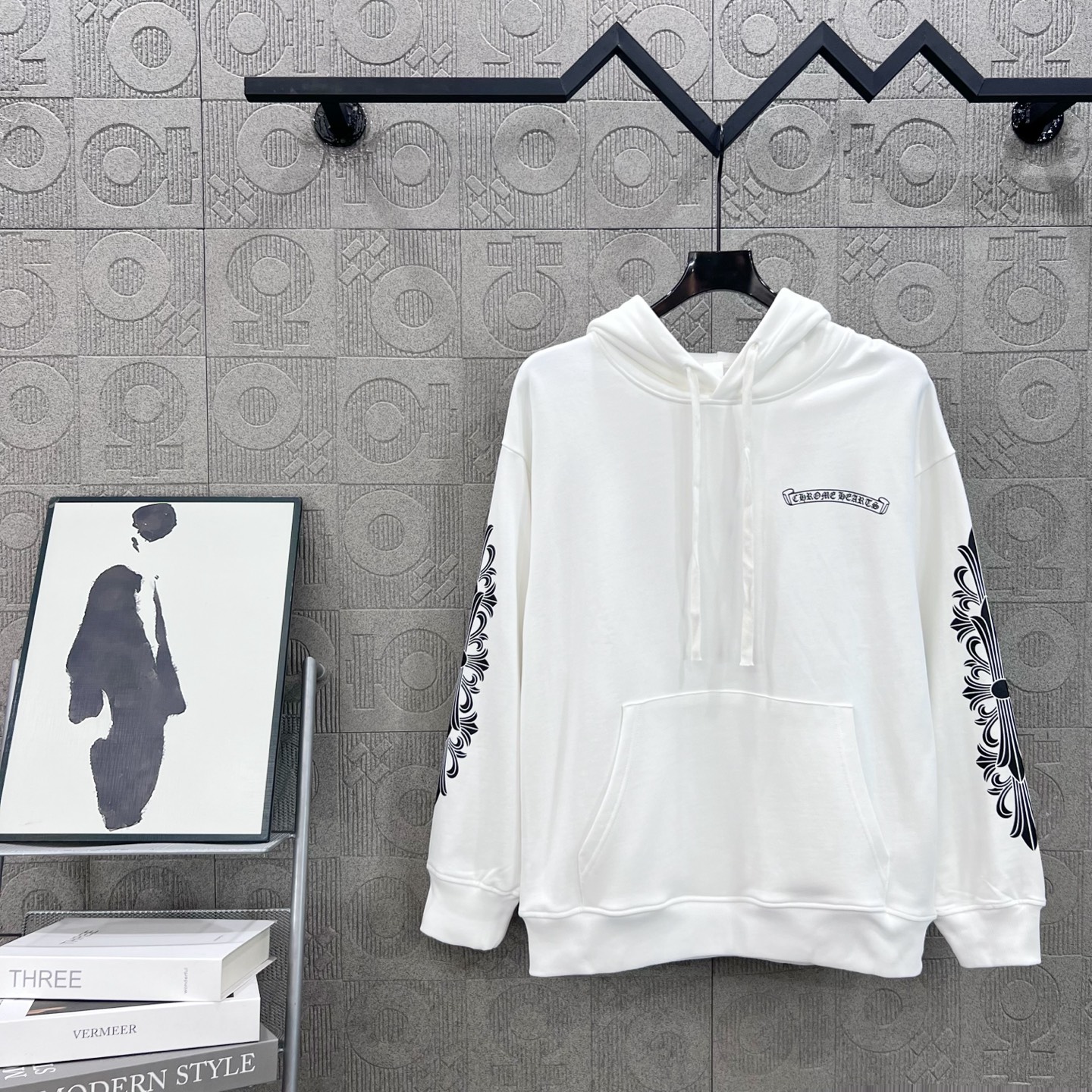 Chrome Hearts CH 크롬하츠 십자가·범문 로고 후드티 의류