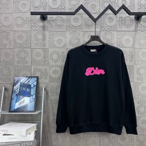 DIOR CD 디올 네온 컬러 로고 자수 맨투맨 티셔츠 의류