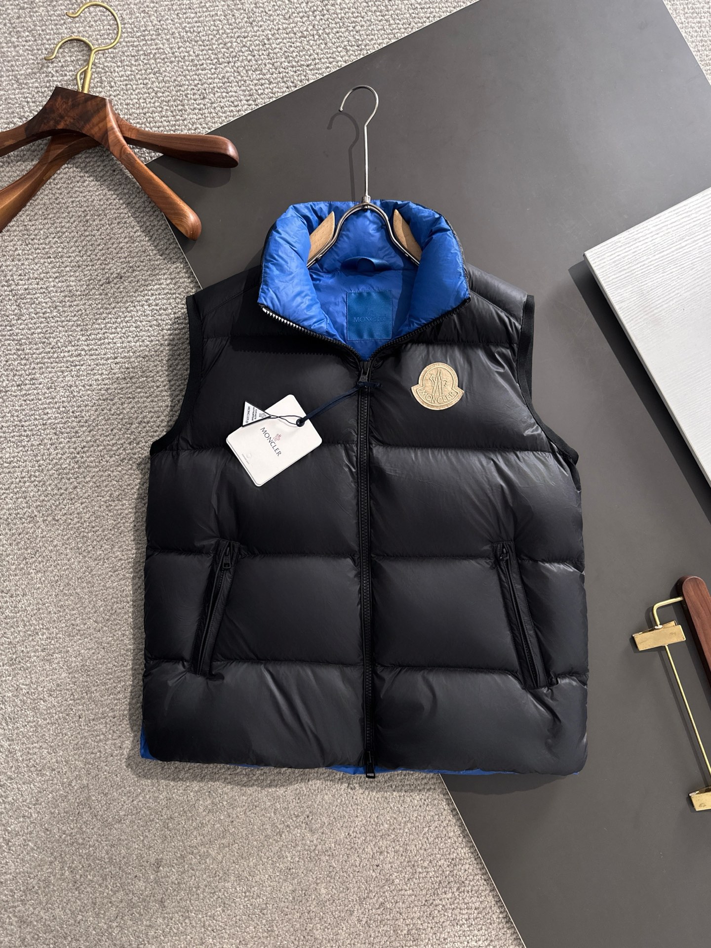 Moncler 몽클레어 몽클레르 블루 패딩 베스트 조끼 의류