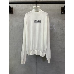 Maison Margiela 메종 마르지엘라 디스트로이드 니트 하이넥 스웨터 의류