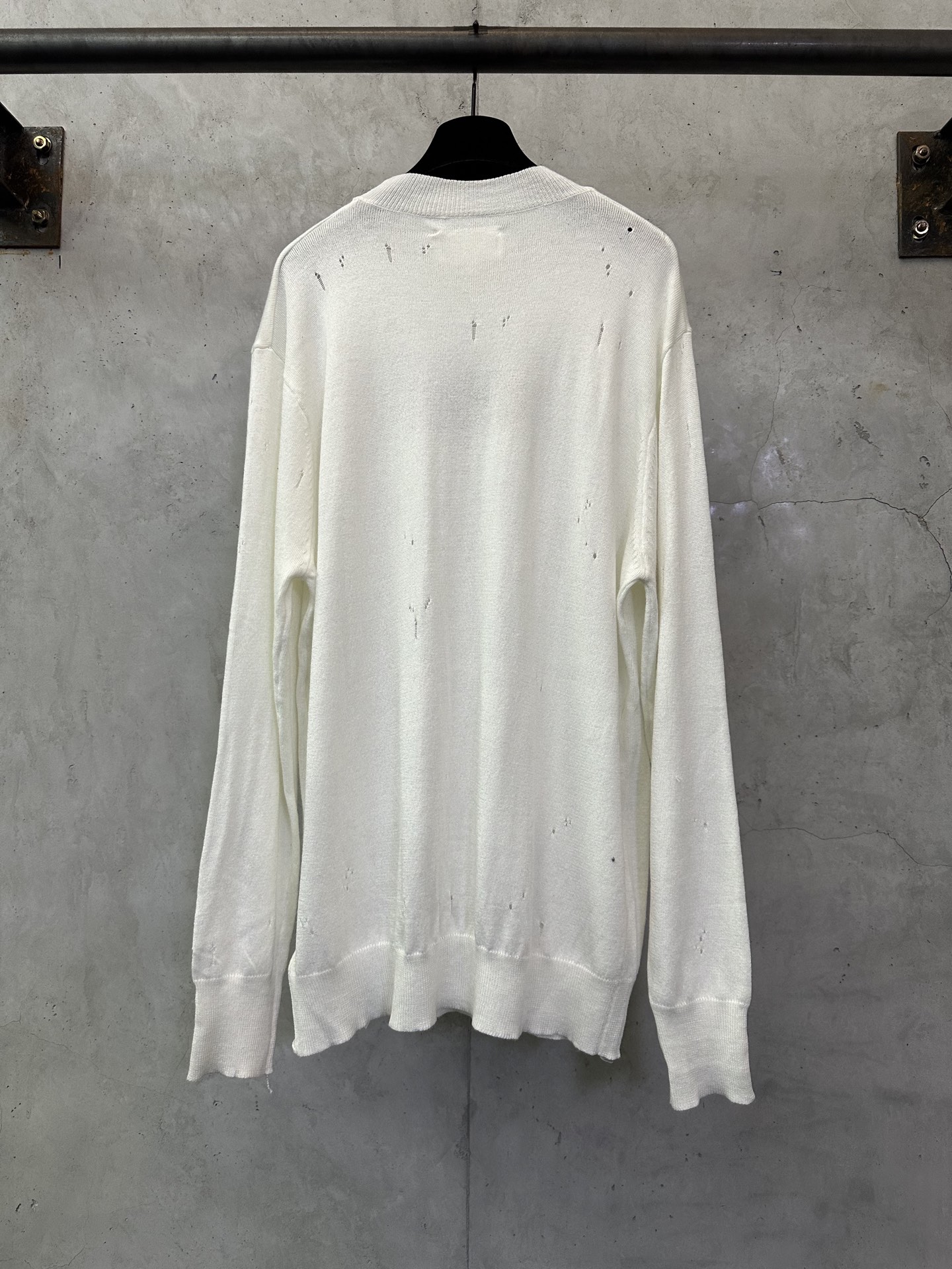 Maison Margiela 메종 마르지엘라 디스트로이드 자카드 니트 스웨터 의류