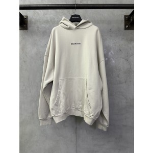 Balenciaga 발렌시아가 로고 자수 후드티 스웨트셔츠 의류