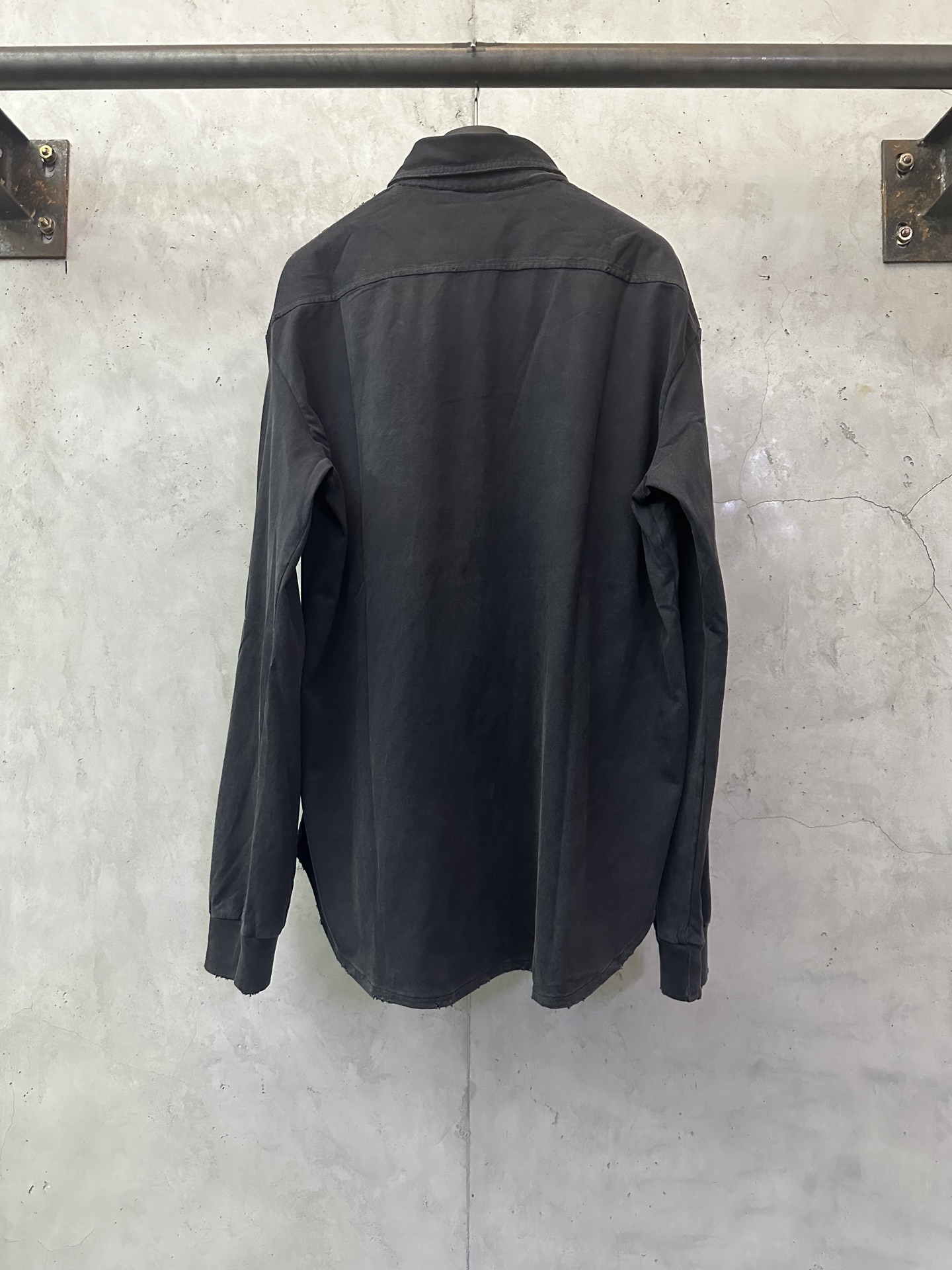 Balenciaga 발렌시아가 신상 테이프 싱글링 워싱 코튼 셔츠 의류