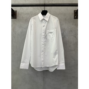 DIOR CD 디올 라벨 코튼 포플린 포켓 셔츠 의류