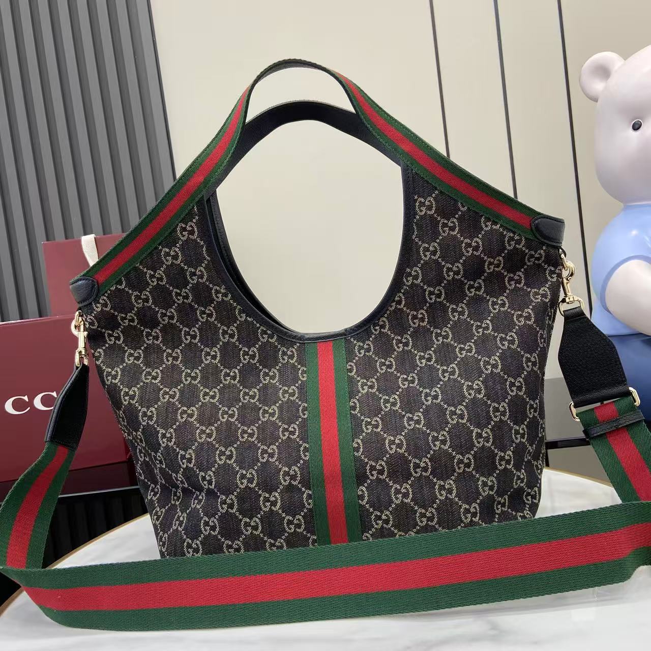 GUCCI Giglio 구찌 대형 라지 토트백 가방