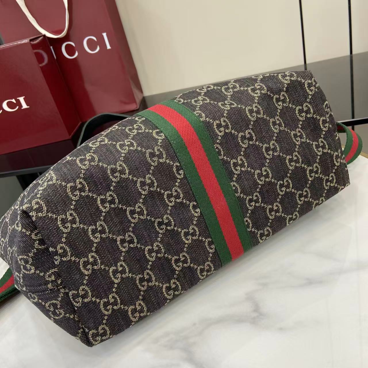 GUCCI Giglio 구찌 대형 라지 토트백 가방