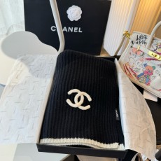 Chanel 샤넬 자수 캐시미어 머플러 목도리