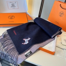 Hermes 에르메스 양면 스카프 머플러 목도리