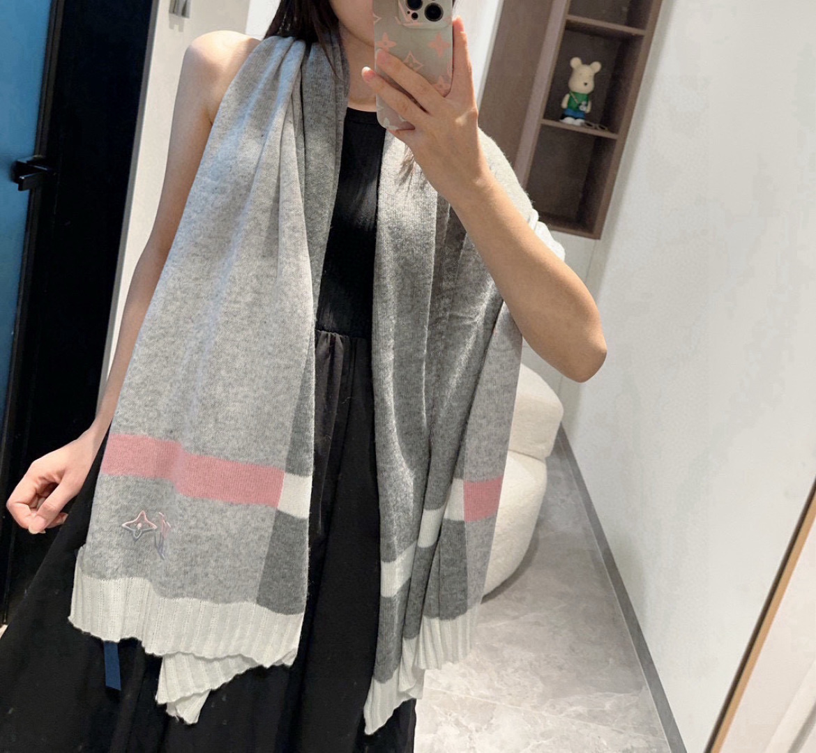 Louis Vuitton LV 루이비통 커플용 고급 니트 스카프 머플러 목도리