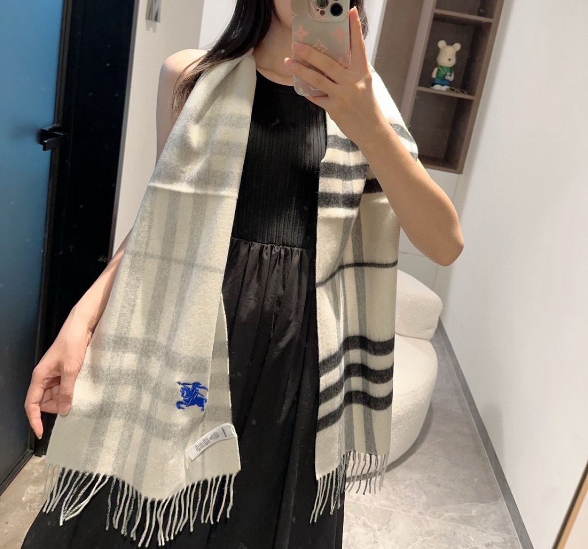 Burberry 버버리 클래식 양모 스카프 머플러 목도리